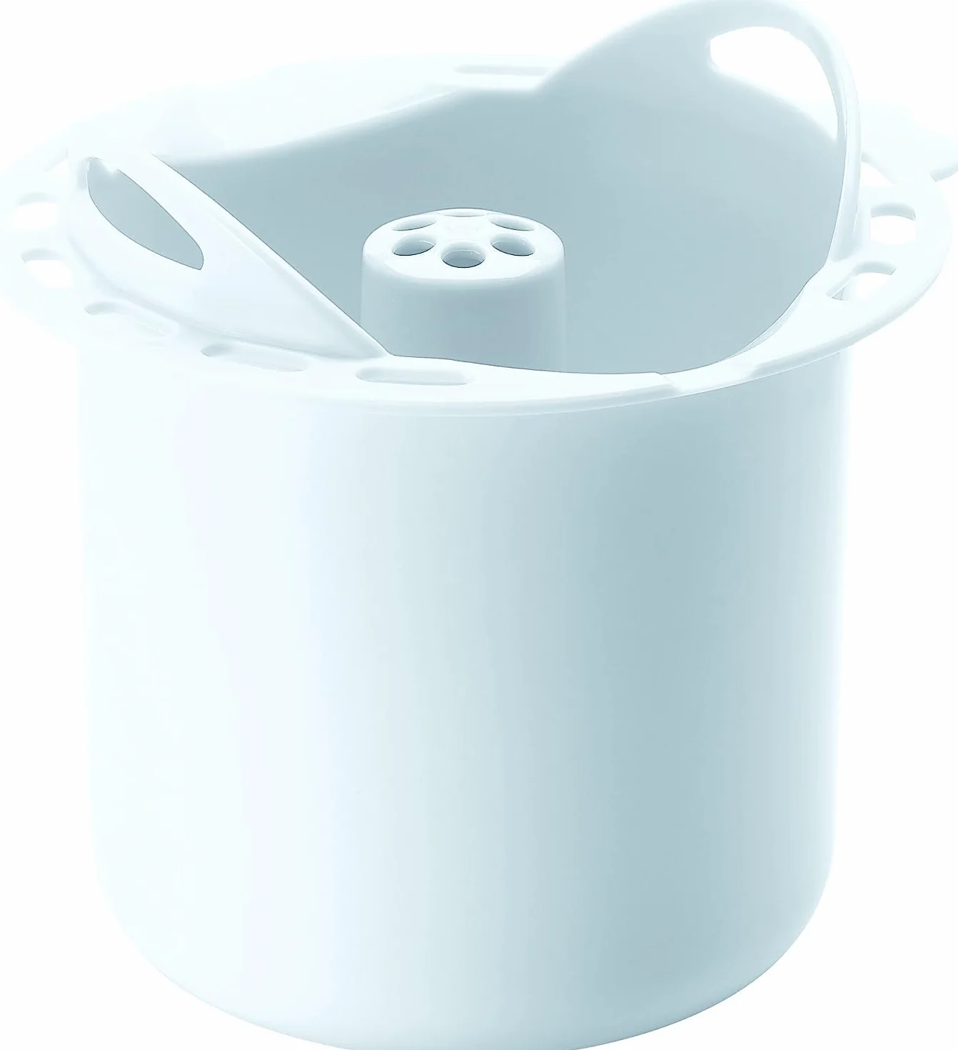 BÉABA, Hervidor de pasta y arroz, Cesta/Cuenco de cocina, Accesorio Babycook, Compatible con Babycook Solo y Duo, Capacidad 350g, Fácil de limpiar, Blanco